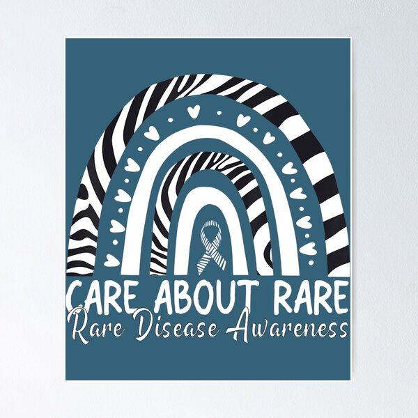 Item preview, Rare Disease Awareness Care About Rare Rainbow Zebra  designed and sold by roseanger.