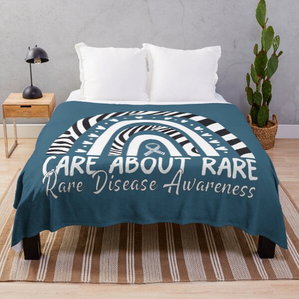 Item preview, Rare Disease Awareness Care About Rare Rainbow Zebra designed and sold by roseanger.