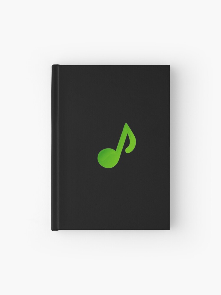 Cuaderno for Sale con la obra «Gran nota musical verde» de Singerevita |  Redbubble, image size:750x1000