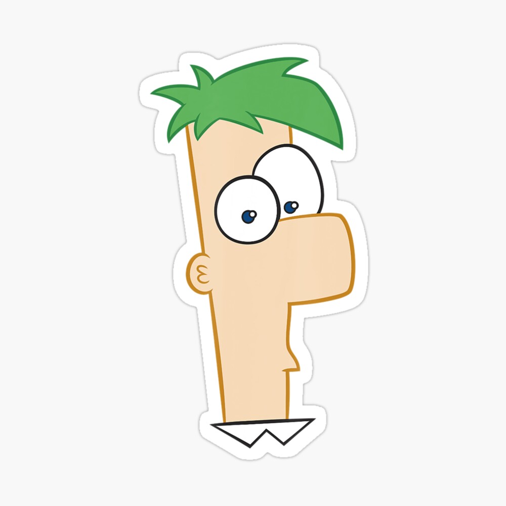 Cute Lovely Little Guy with Green Face Poster