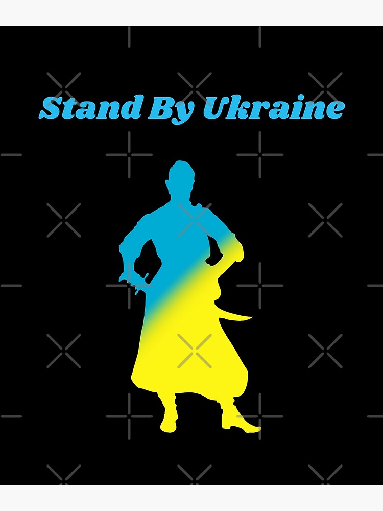 " Stand by Ukraine Solidarity" Poster for Sale by DeversDesigns Redbubble