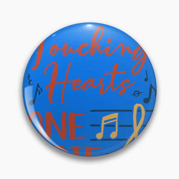 Item preview, Touching Hearts One Note at a Time Sticker designed and sold by MarcSKobke.