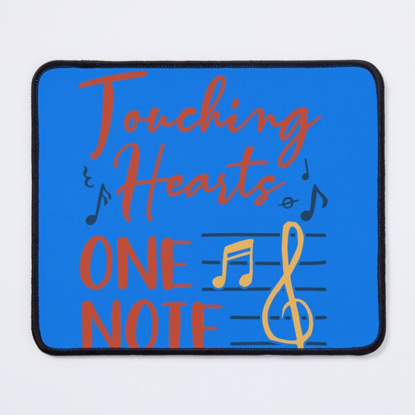 Item preview, Touching Hearts One Note at a Time Sticker designed and sold by MarcSKobke.