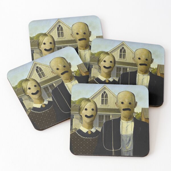 Item preview, American Gothic | Grant Wood Emoji designed and sold by Tartalo.