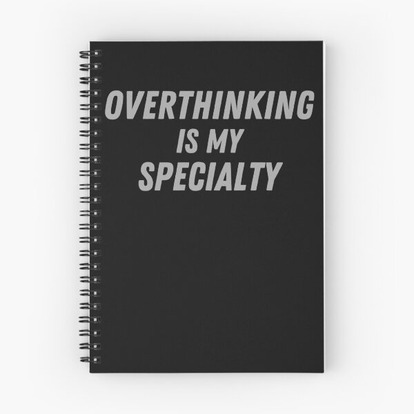 Item preview, Overthinking is my Specialty - funny stickers, t shirts, hoody, tee, mug, bag, cap designed and sold by RunningJoke.