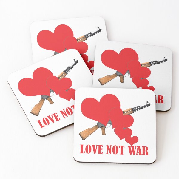 Item preview, LOVE NOT WAR designed and sold by PERIferyART.