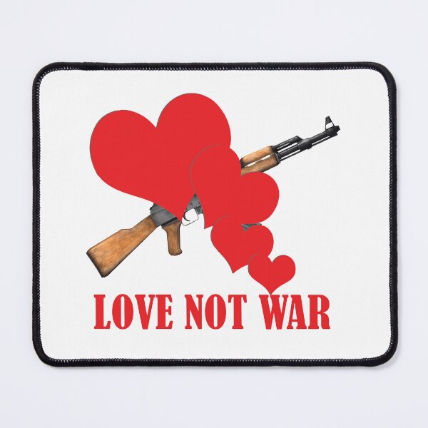 Item preview, LOVE NOT WAR designed and sold by PERIferyART.