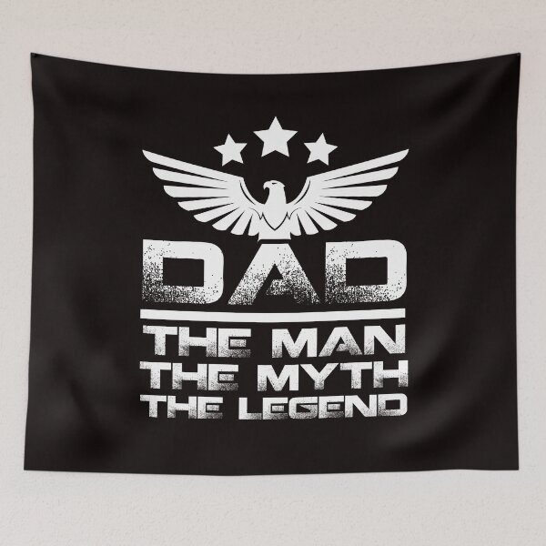 Item preview, Dad Man Myth Legend Father Papa Daddy Poppa Stepdad Husband designed and sold by TomGiantDesigns.