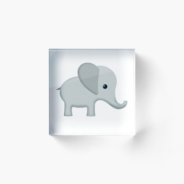 Item preview, Cute Gray Baby Elephant designed and sold by BeachBumFamily.