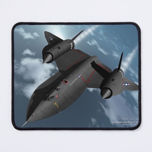 Aperçu de l'œuvre Le SR-71 Blackbird de Lockheed Martin créée et vendue par Su Drzewicka.