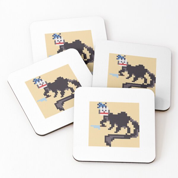 Item preview, The clown cat. designed and sold by PIXELKAMIKAZE88.