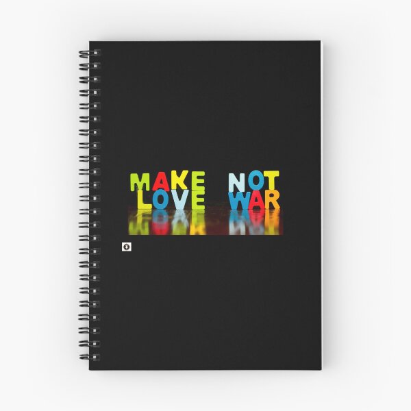 Item preview, Make Love Not War Reflection designed and sold by ForscarlettPub.
