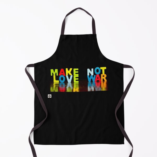 Item preview, Make Love Not War Reflection designed and sold by ForscarlettPub.