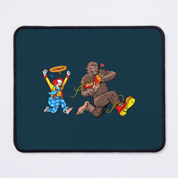 Item preview, Bigfoot and Clown - Big Shoes to Fill designed and sold by UiiHuff.