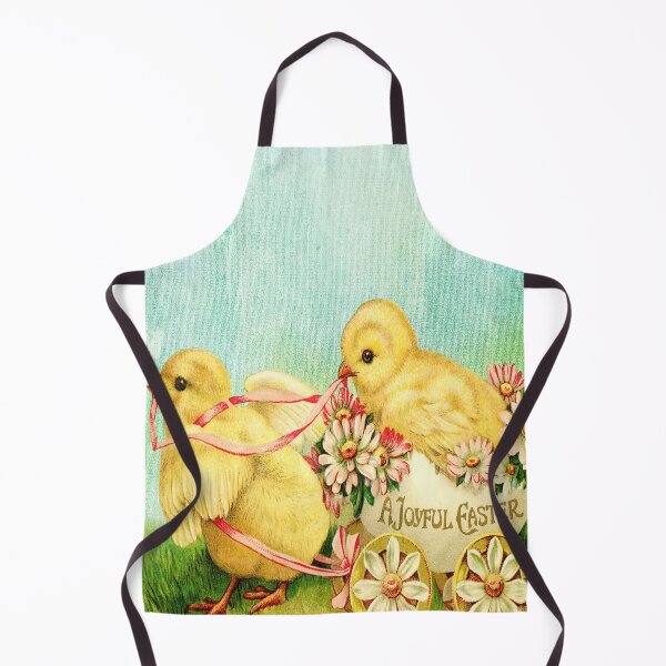 Item preview, Vintage Yellow Easter Funny chicks And Spring Floral -Easter Greetings designed and sold by Tamas Das.