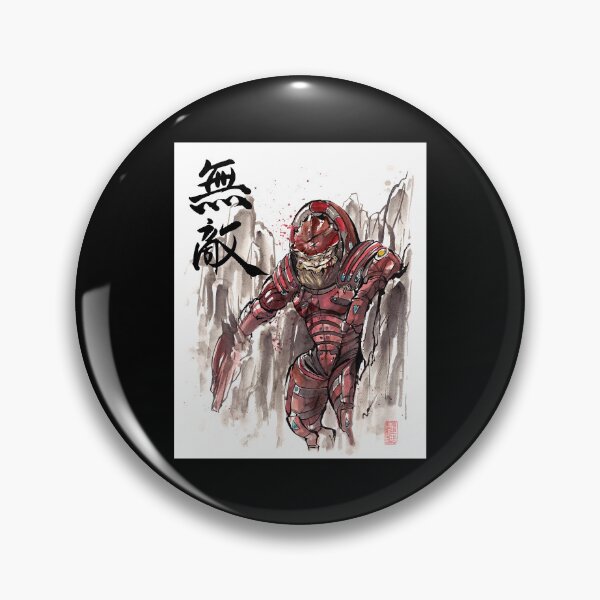 Artikelvorschau, Funny Man Mass Effect Urdnot Wrex Sumie Style Geschenke Filmfans entworfen und verkauft von Benkessler.