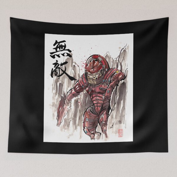 Item preview, Funny Man Mass Effect Urdnot Wrex Sumie Style Gifts Movie Fans designed and sold by Benkessler.