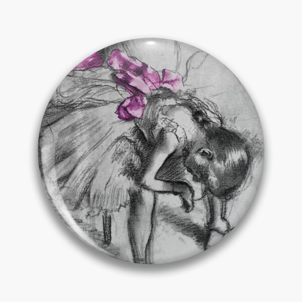 Item preview, Edgar Degas - Three Dancers Resting- Digital Remastered Edition with black and white background version 1 designed and sold by M-Infinite.