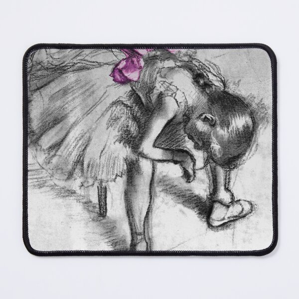 Item preview, Edgar Degas - Three Dancers Resting- Digital Remastered Edition with black and white background version 1 designed and sold by M-Infinite.