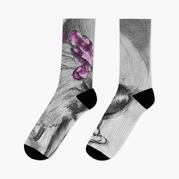 Item preview, Edgar Degas - Three Dancers Resting- Digital Remastered Edition with black and white background version 1 designed and sold by M-Infinite.