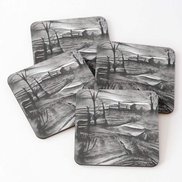Item preview, Black and White Landscape designed and sold by AM FineArtPrints.