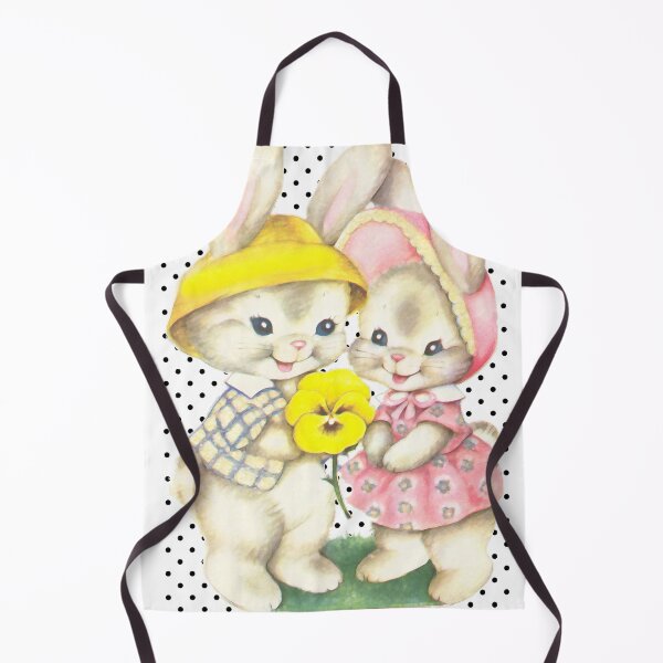 Item preview, Retro Yellow Easter Funny Bunny And Spring Floral -Easter Greetings designed and sold by Tamas Das.