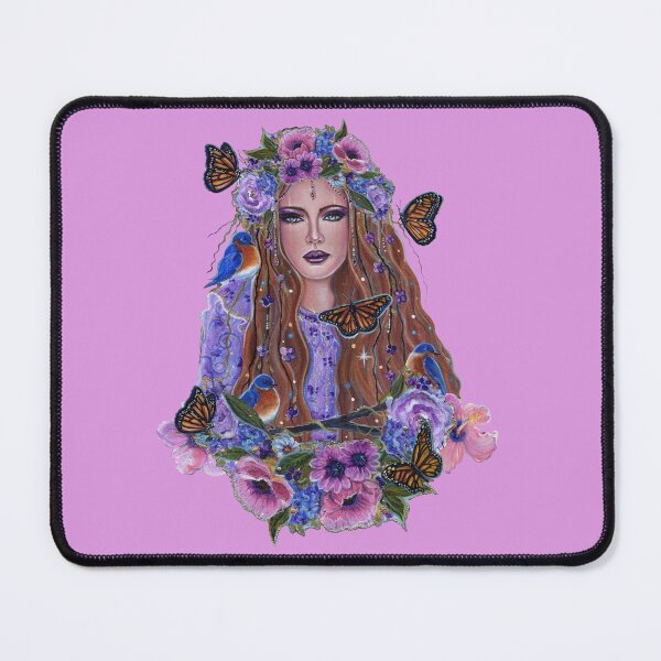 Item preview, Persephone spring goddess art by Renee Lavoie designed and sold by Renee Lavoie.