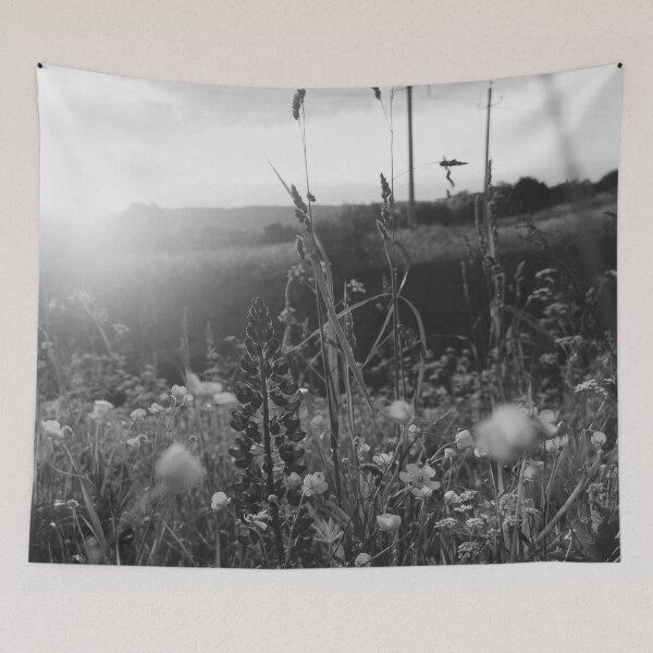 Item preview, Time Of Peace - Wild Flowers Black & White  designed and sold by mindmaster007.