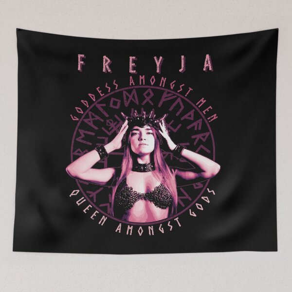 Item preview, Freyja, Goddess Amongst Men! Norse Viking Proverb, Sagas, Viking Gift, Shield Maiden designed and sold by Proverbial Wisdom Design.