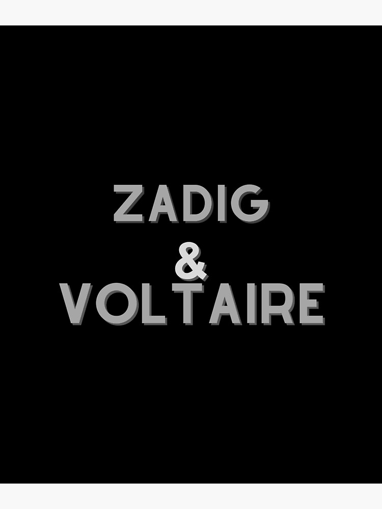 "zadig and voltaire" Poster by Selkstore Redbubble