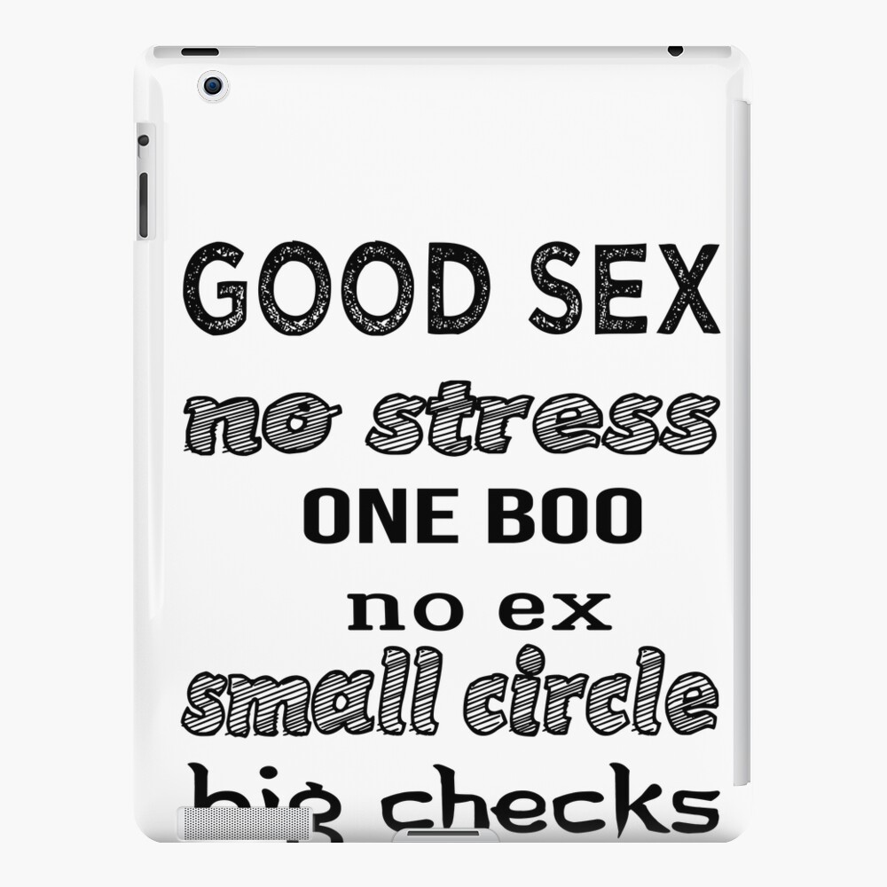 Good Sex No Stress One Boo No Ex Small Circle Big Checks Magnet  