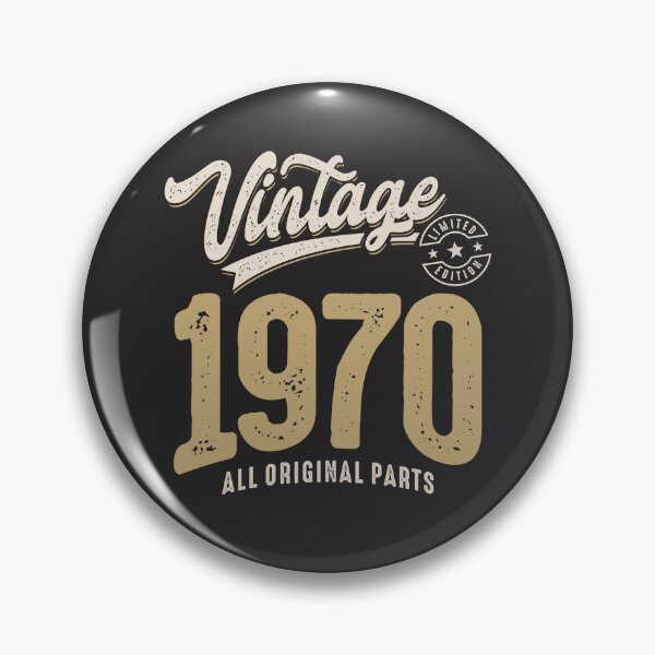 Item preview, Vintage Born in 1970 - 54th Birthday Retro Classic designed and sold by cidolopez.