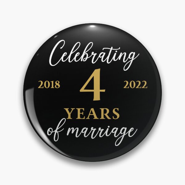 Item preview, Celebrating 4 Years of Marriage 2018 - 2022 designed and sold by ccdesign42.