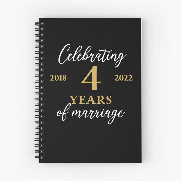 Item preview, Celebrating 4 Years of Marriage 2018 - 2022 designed and sold by ccdesign42.