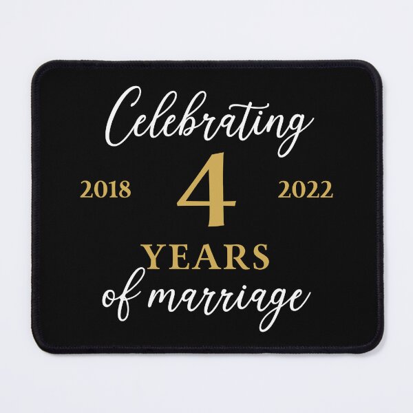 Item preview, Celebrating 4 Years of Marriage 2018 - 2022 designed and sold by ccdesign42.
