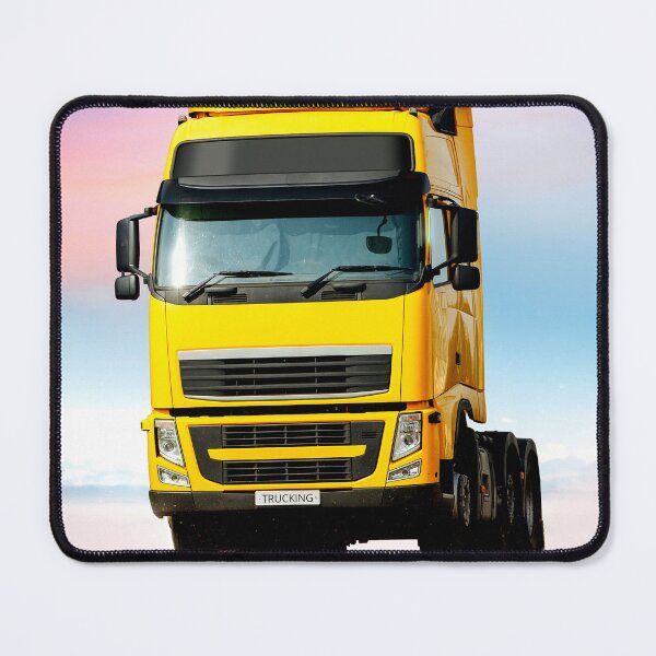 Item preview, Trucking Lorry Yellow HGV Sleeper Cab Truck Desert Purple Haze designed and sold by luvvvvvit.