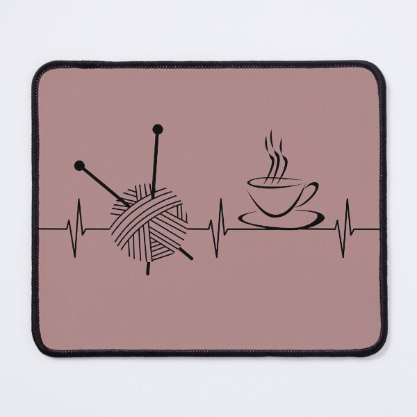 Item preview, Coffee and Crochet Heartbeat designed and sold by SunfullyYours.