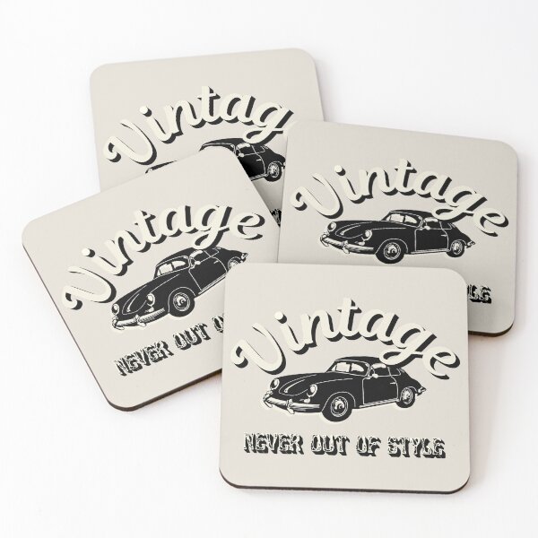 Item preview, Vintage Never Out Of Style Black Sports Car, Cool Vintage Retro Sports Car Design  designed and sold by TrulyEpoque.