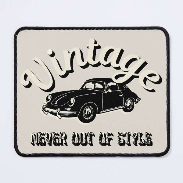 Item preview, Vintage Never Out Of Style Black Sports Car, Cool Vintage Retro Sports Car Design designed and sold by TrulyEpoque.