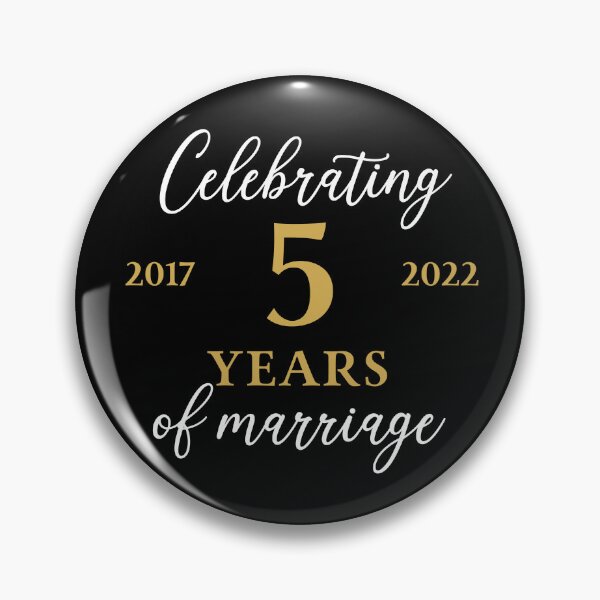 Item preview, Celebrating 5 Years of Marriage 2017 - 2022 designed and sold by ccdesign42.