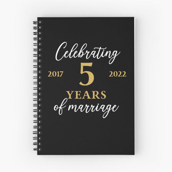 Item preview, Celebrating 5 Years of Marriage 2017 - 2022 designed and sold by ccdesign42.