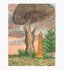 Morrowind Mushroom Photographic Print