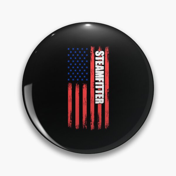 Item preview, Patriotic Steamfitter USA Flag For Steam Pipings Pipefitters designed and sold by Nessshirts.