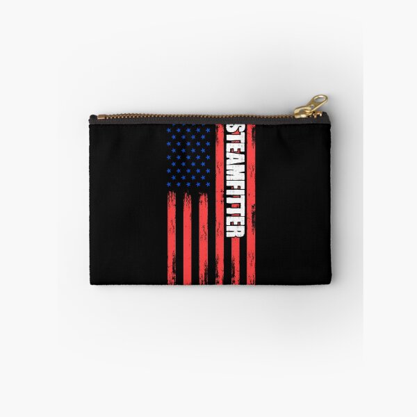 Item preview, Patriotic Steamfitter USA Flag For Steam Pipings Pipefitters designed and sold by Nessshirts.