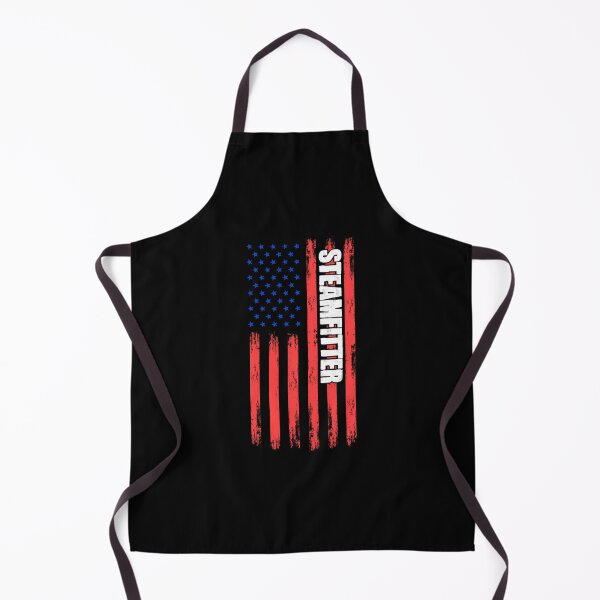 Item preview, Patriotic Steamfitter USA Flag For Steam Pipings Pipefitters designed and sold by Nessshirts.