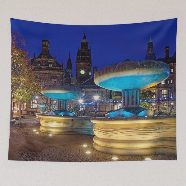 Item preview, Sheffield Town Hall & Entrance to Peace Gardens   designed and sold by galpinimages.