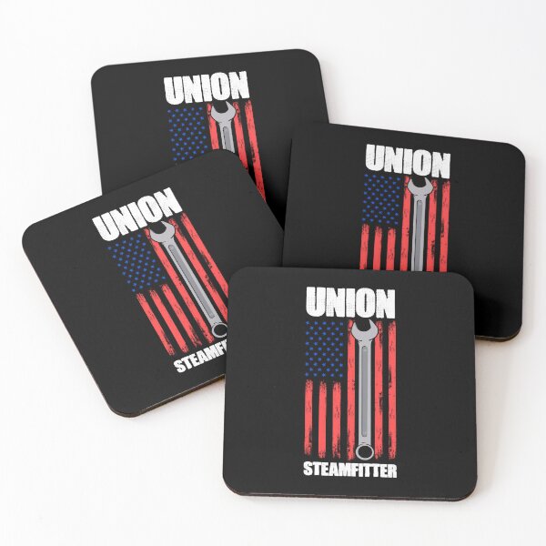 Item preview, Union Steamfitter USA Flag For A Steam Pipings Pipefitters designed and sold by Nessshirts.