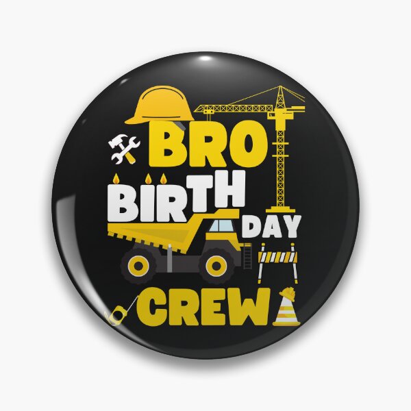 Item preview, Bro Birthday Crew Brother Construction Birthday Party designed and sold by PuPPuB.