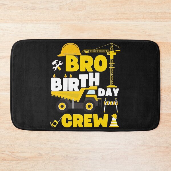 Item preview, Bro Birthday Crew Brother Construction Birthday Party designed and sold by PuPPuB.