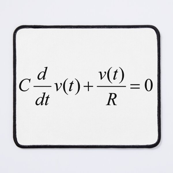 Item preview, RC Circuit, differential equation, electrical engineering basics designed and sold by NoetherSym.